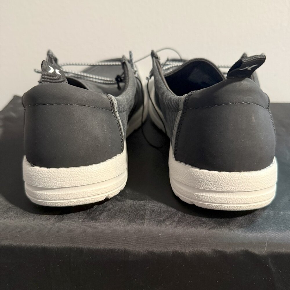 Men's US 8 Hurley Laguna Black Casual Shoes With Memory Foam Lightweight - Picture 6 of 8